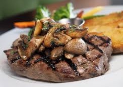 Steak with Mushrooms